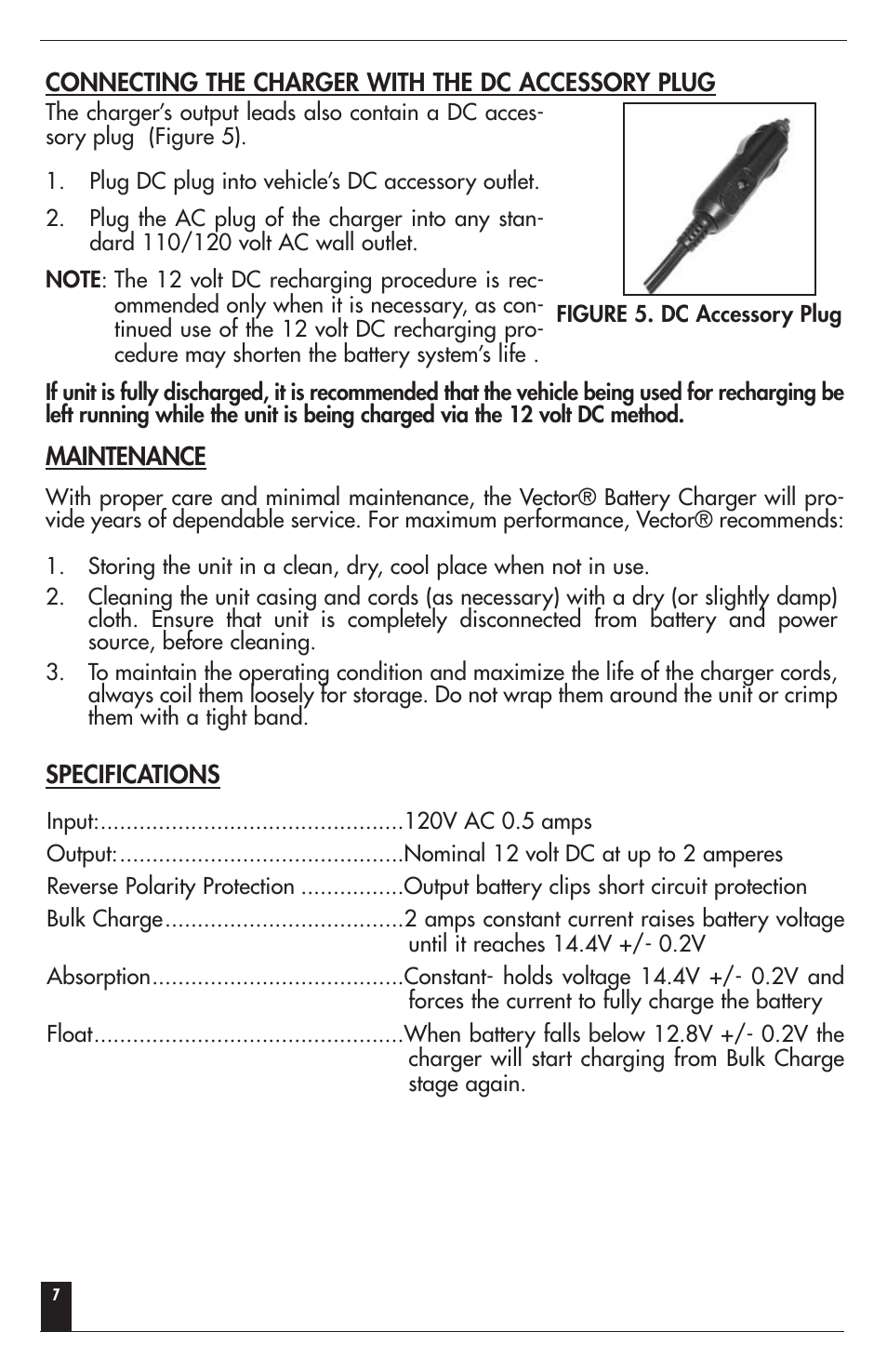 Vizio VECTOR VEC080 User Manual | Page 8 / 10