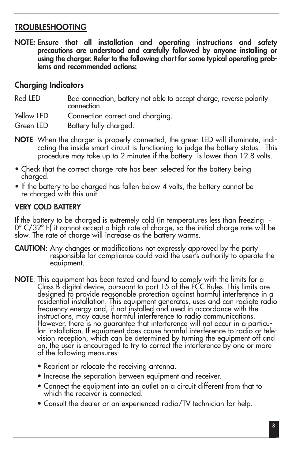 Vizio VECTOR VEC080 User Manual | Page 9 / 10
