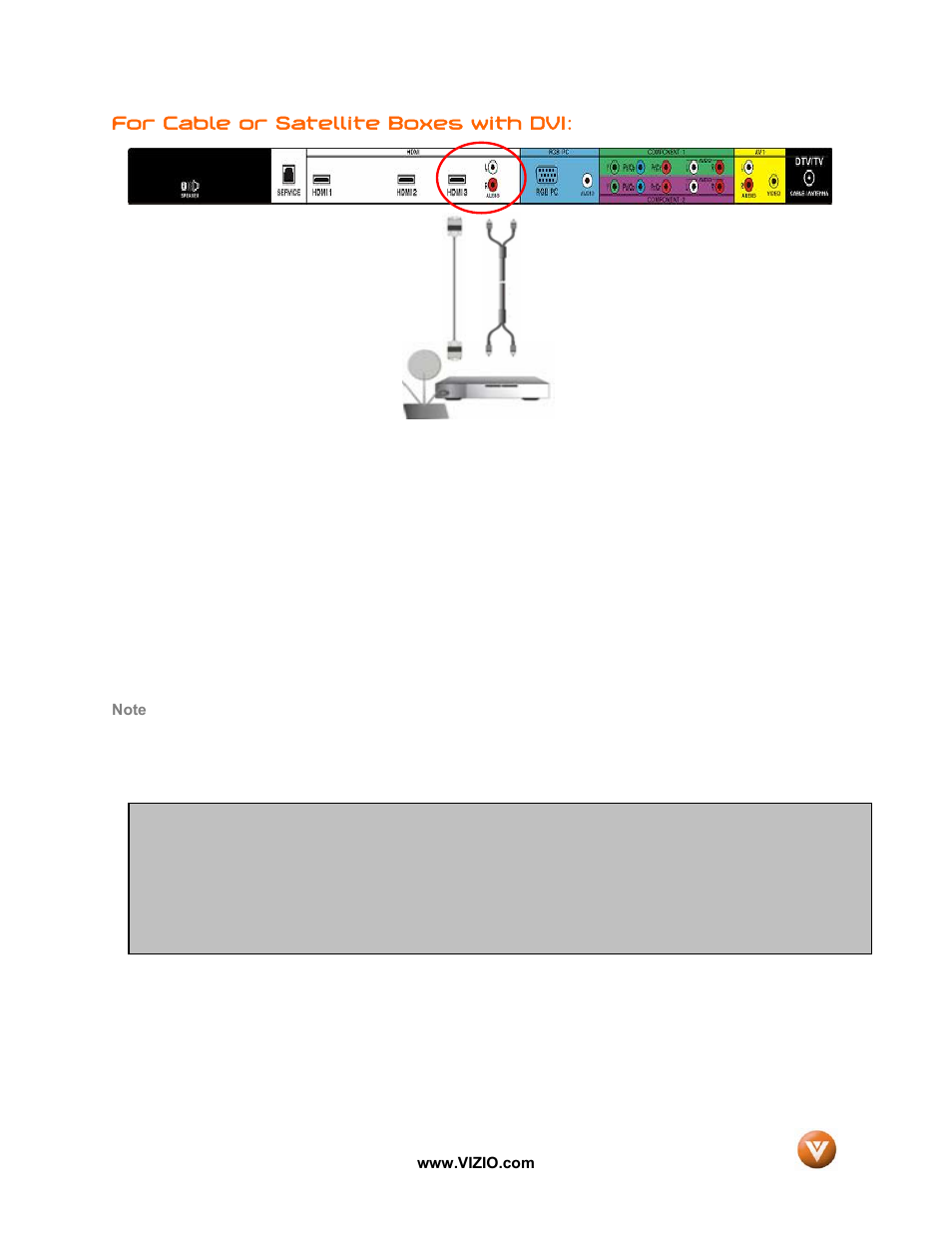 Vizio GV46L FHDTV20A User Manual | Page 20 / 85