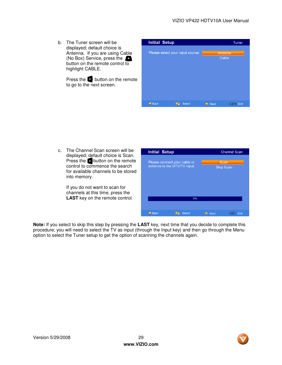 Vizio VP422 HDTV10A User Manual | Page 29 / 71