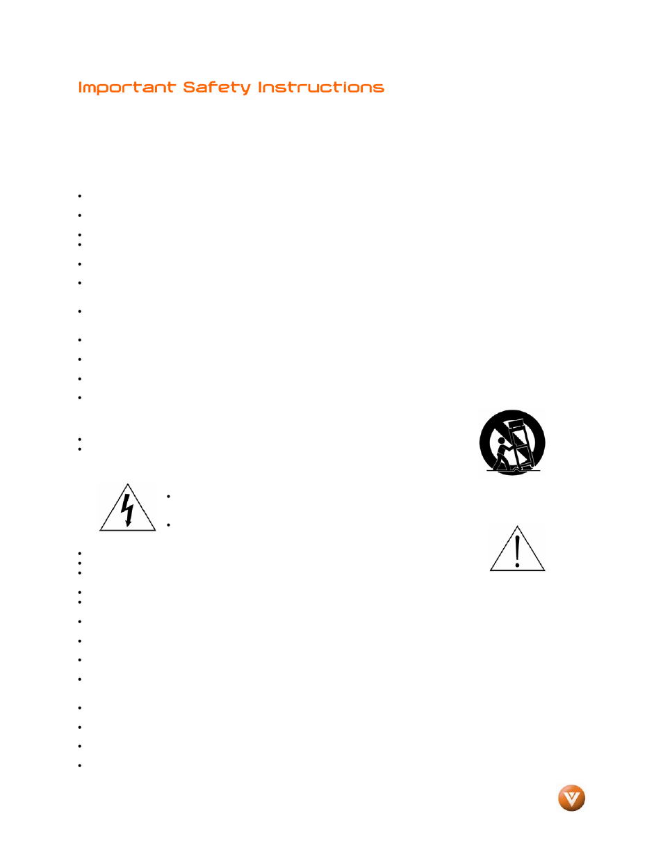 Important safety instructions | Vizio VP504 FHDTV10A User Manual | Page 2 / 106