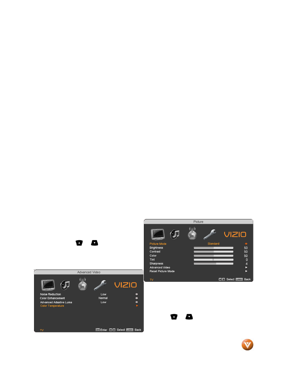 Vizio VP504 FHDTV10A User Manual | Page 34 / 106