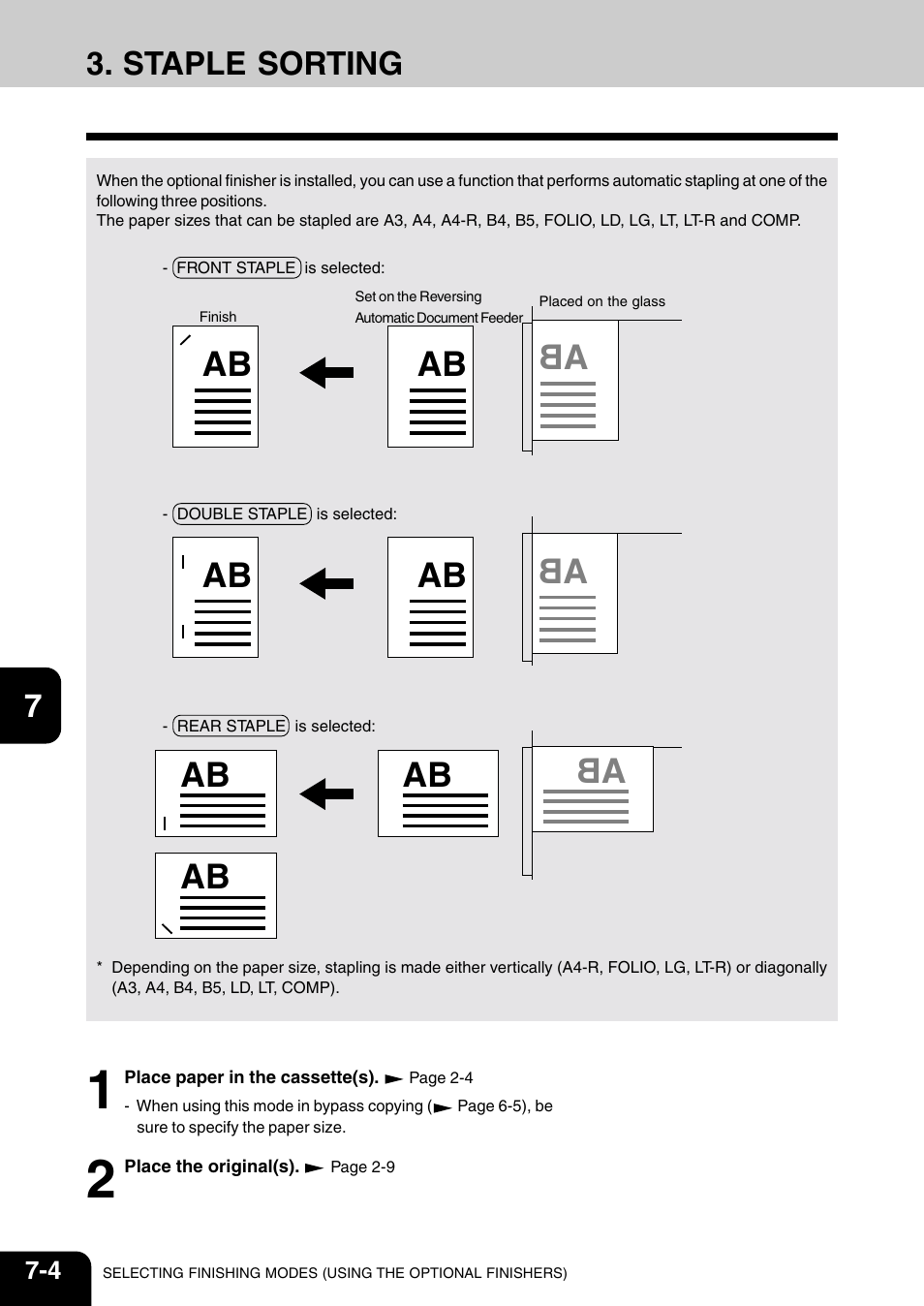 Staple sorting | Vizio 210C User Manual | Page 128 / 195