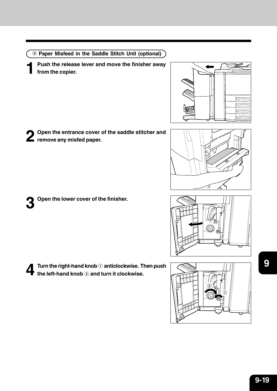 Saddle stitch unit (optional) | Vizio 210C User Manual | Page 161 / 195