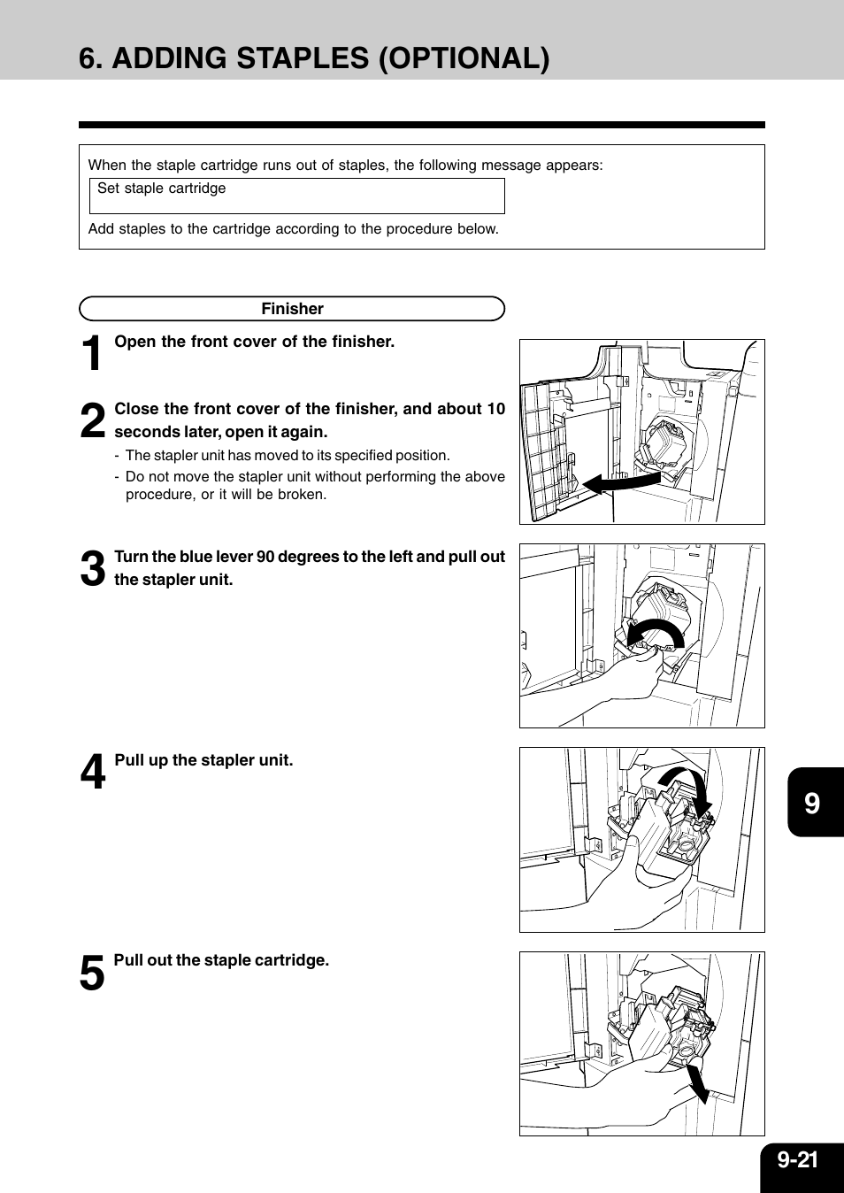 Adding staples (optional) | Vizio 210C User Manual | Page 163 / 195