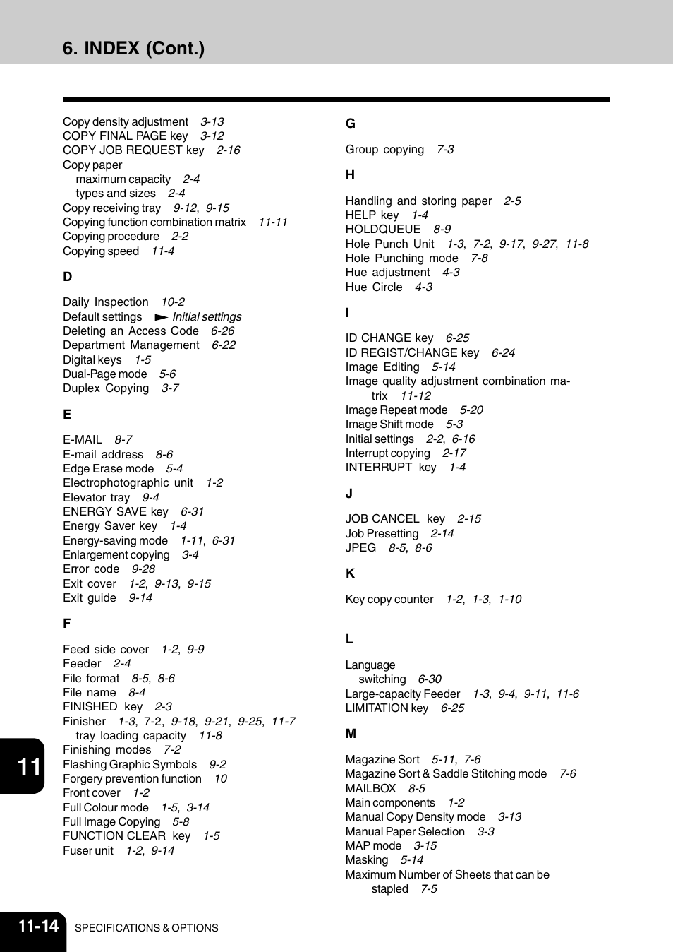 Index (cont.) | Vizio 210C User Manual | Page 192 / 195