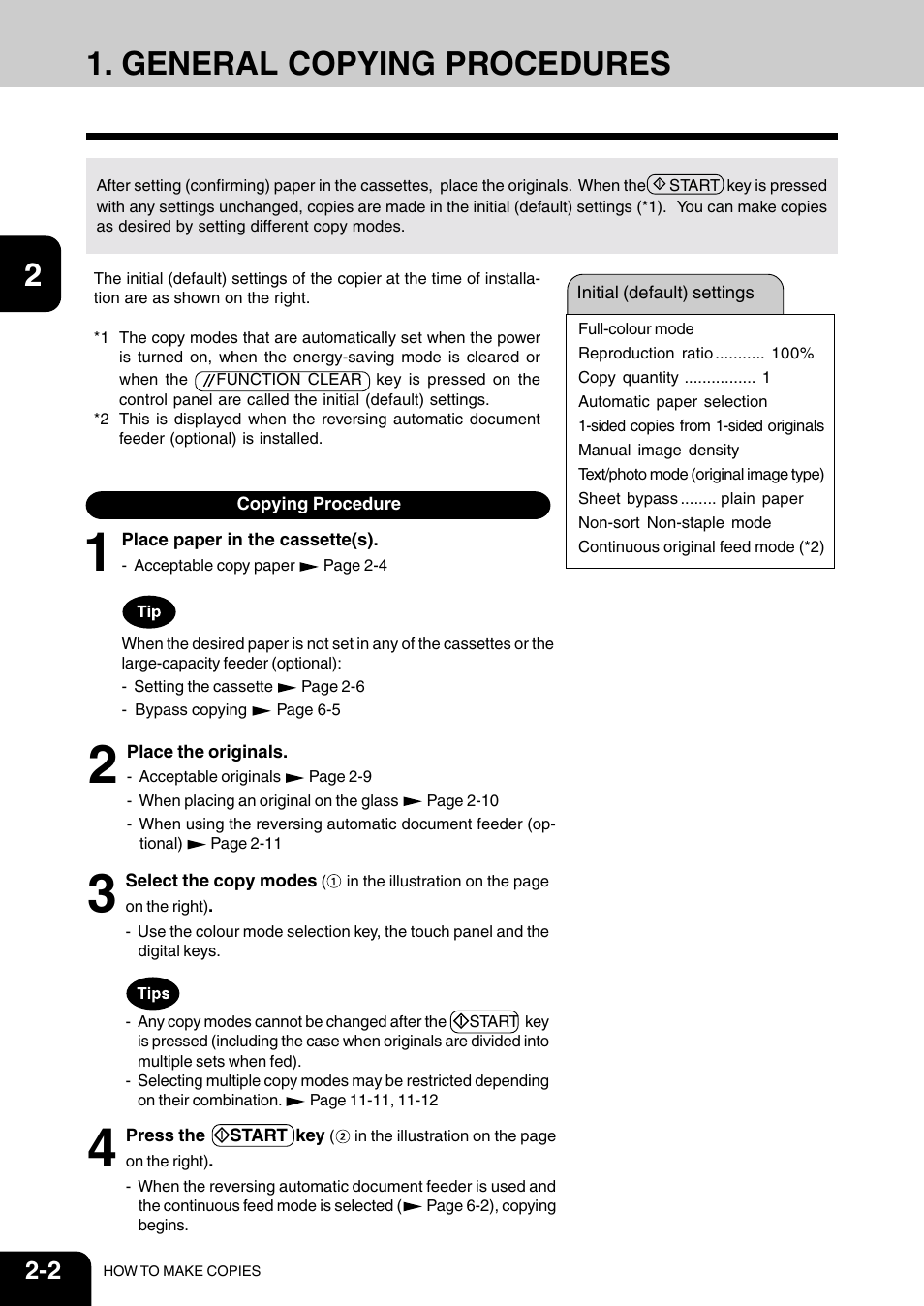 General copying procedures | Vizio 210C User Manual | Page 28 / 195
