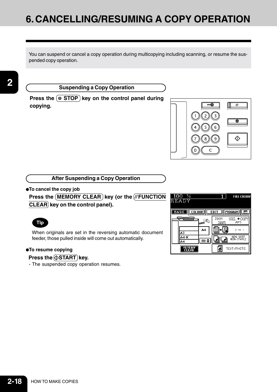 Cancelling/resuming a copy operation | Vizio 210C User Manual | Page 44 / 195