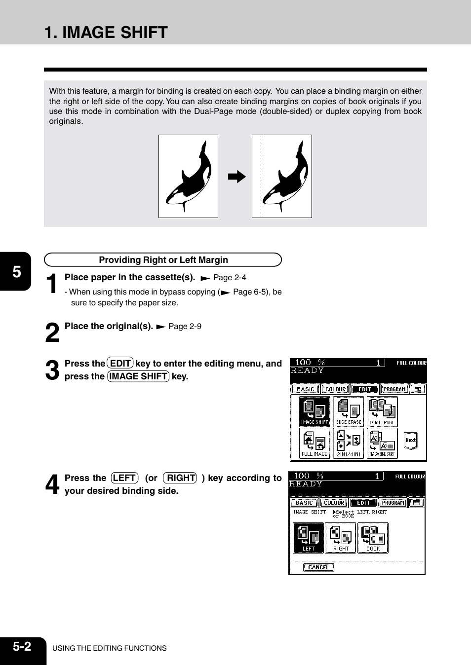 Image shift | Vizio 210C User Manual | Page 72 / 195