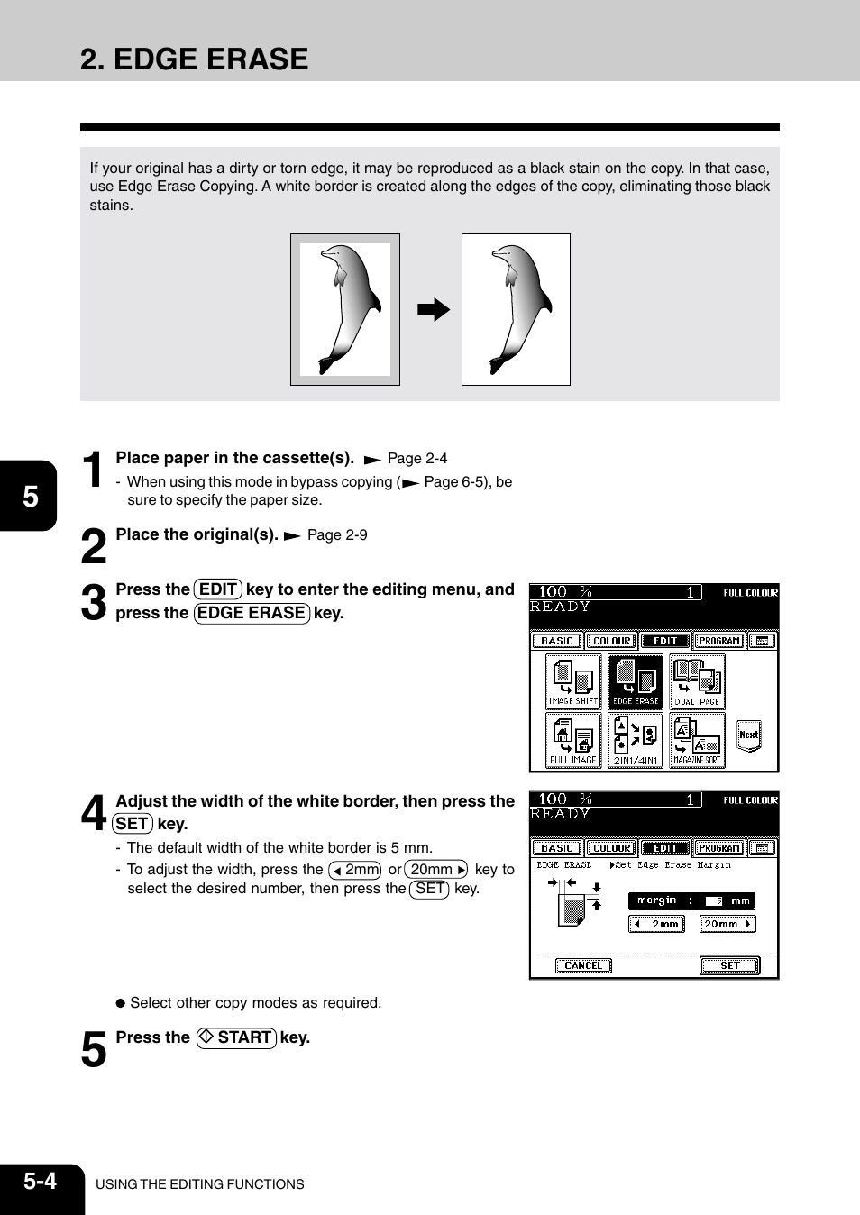 Edge erase | Vizio 210C User Manual | Page 74 / 195