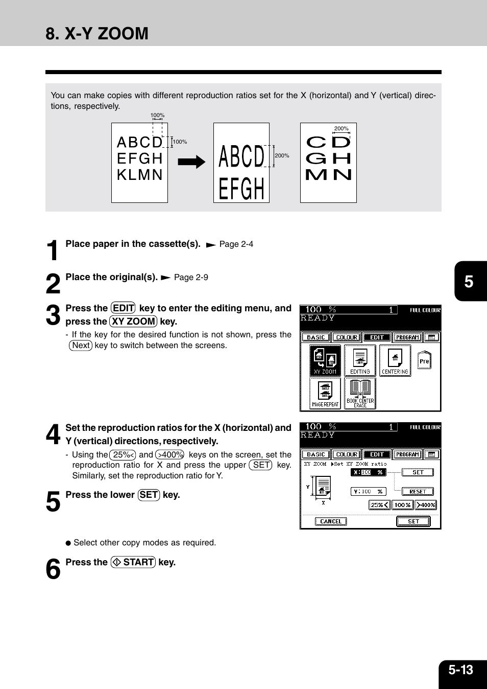 X-y zoom | Vizio 210C User Manual | Page 83 / 195