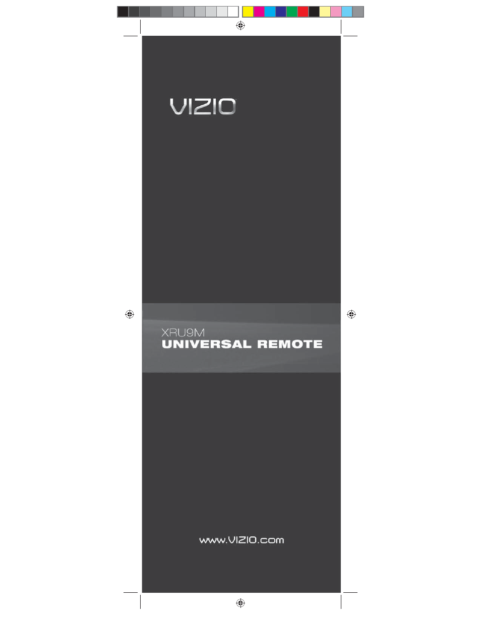 Vizio XRU9M User Manual | 9 pages