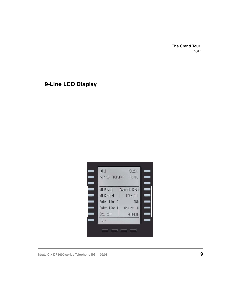 Line lcd display | Vizio STRATA DP5000 User Manual | Page 25 / 140