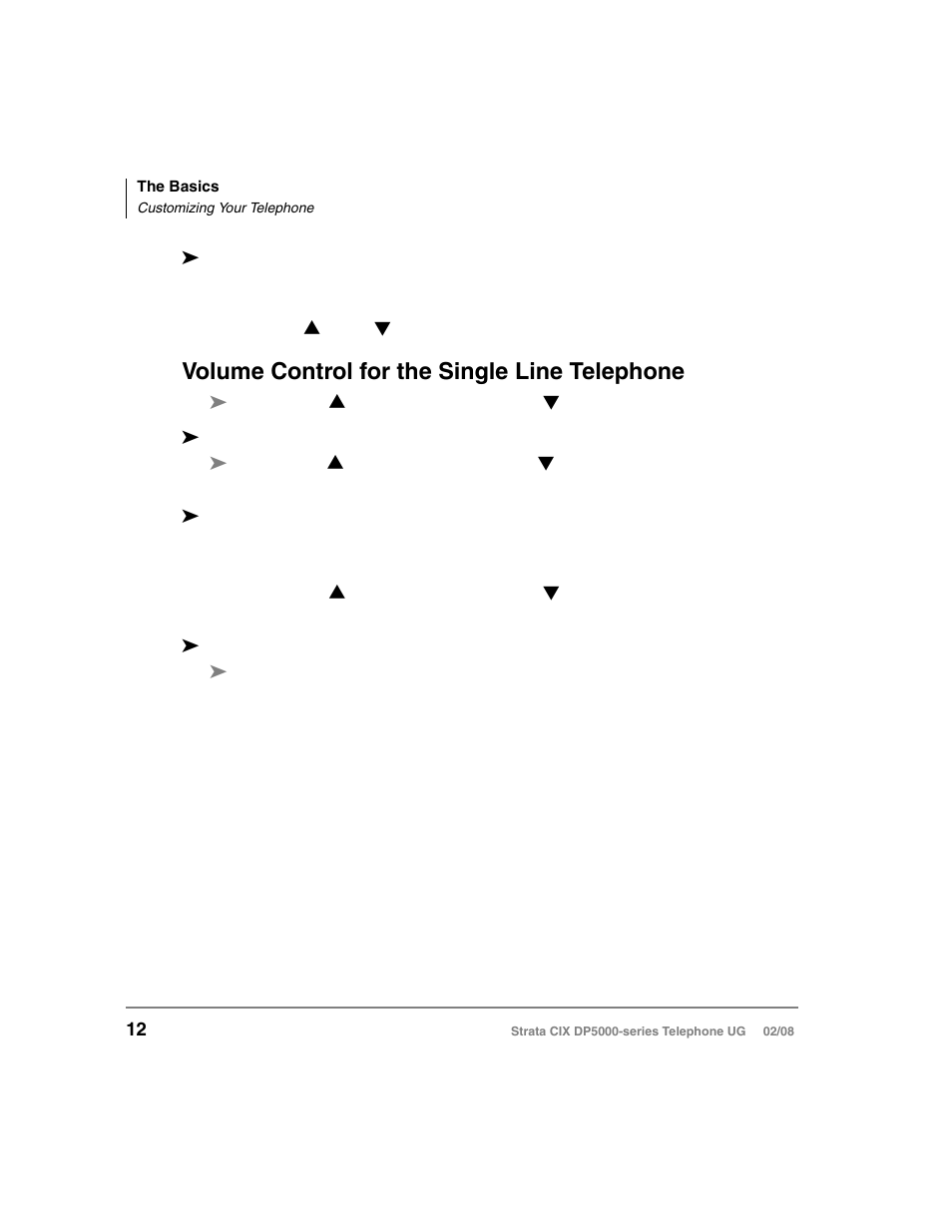 Volume control for the single line telephone | Vizio STRATA DP5000 User Manual | Page 28 / 140