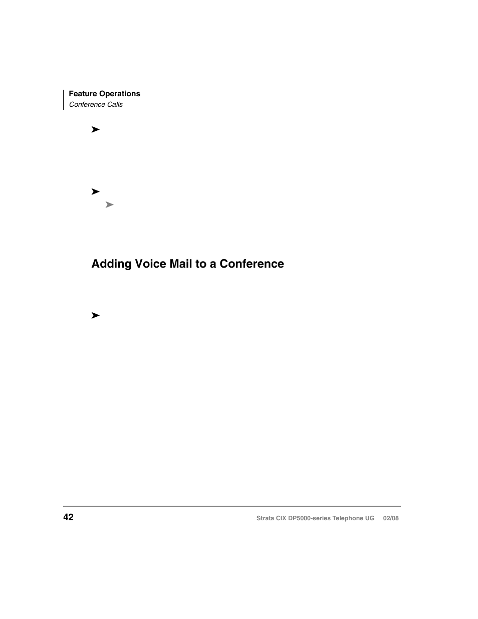 Adding voice mail to a conference | Vizio STRATA DP5000 User Manual | Page 58 / 140