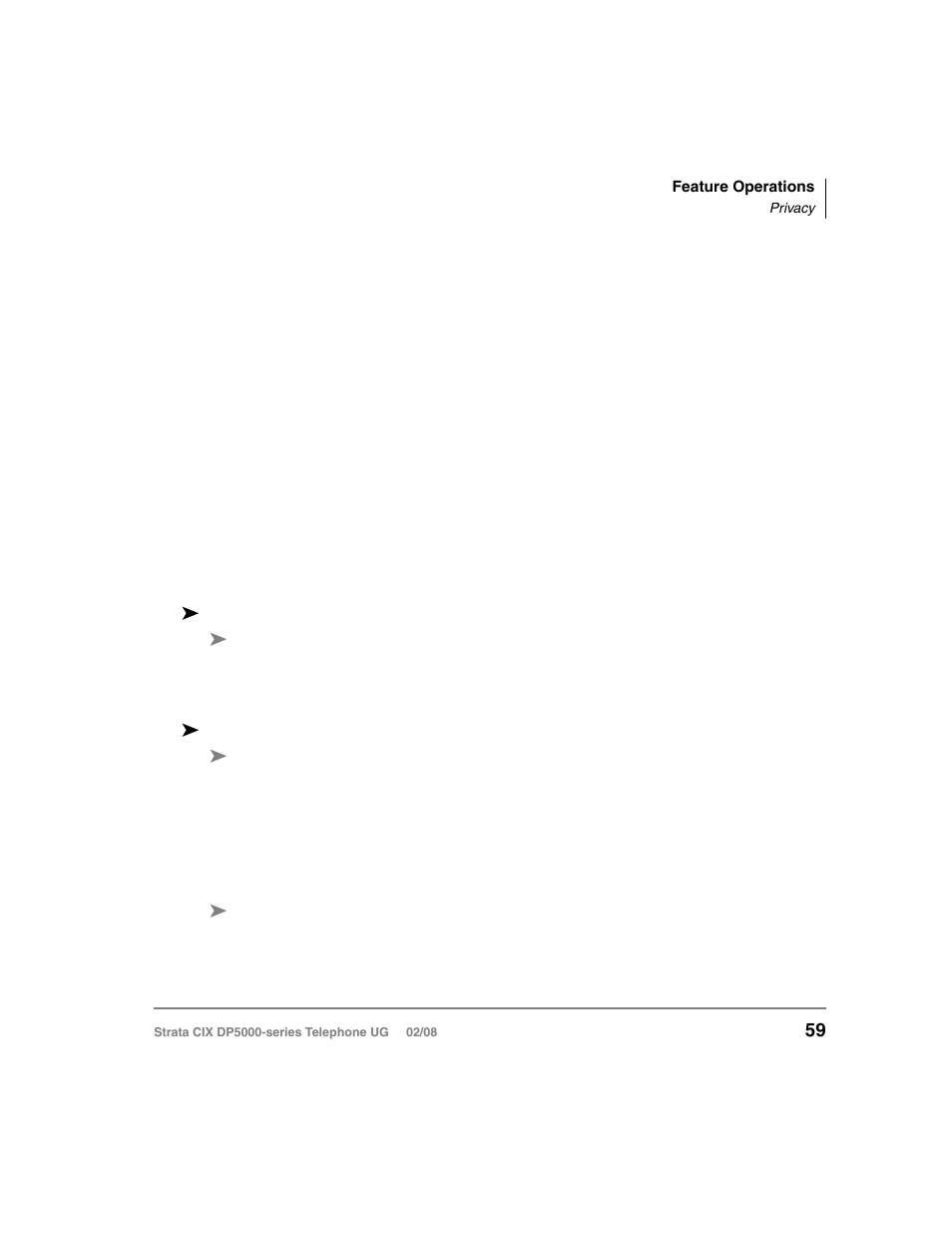 Privacy, Redial, Privacy redial | Vizio STRATA DP5000 User Manual | Page 75 / 140