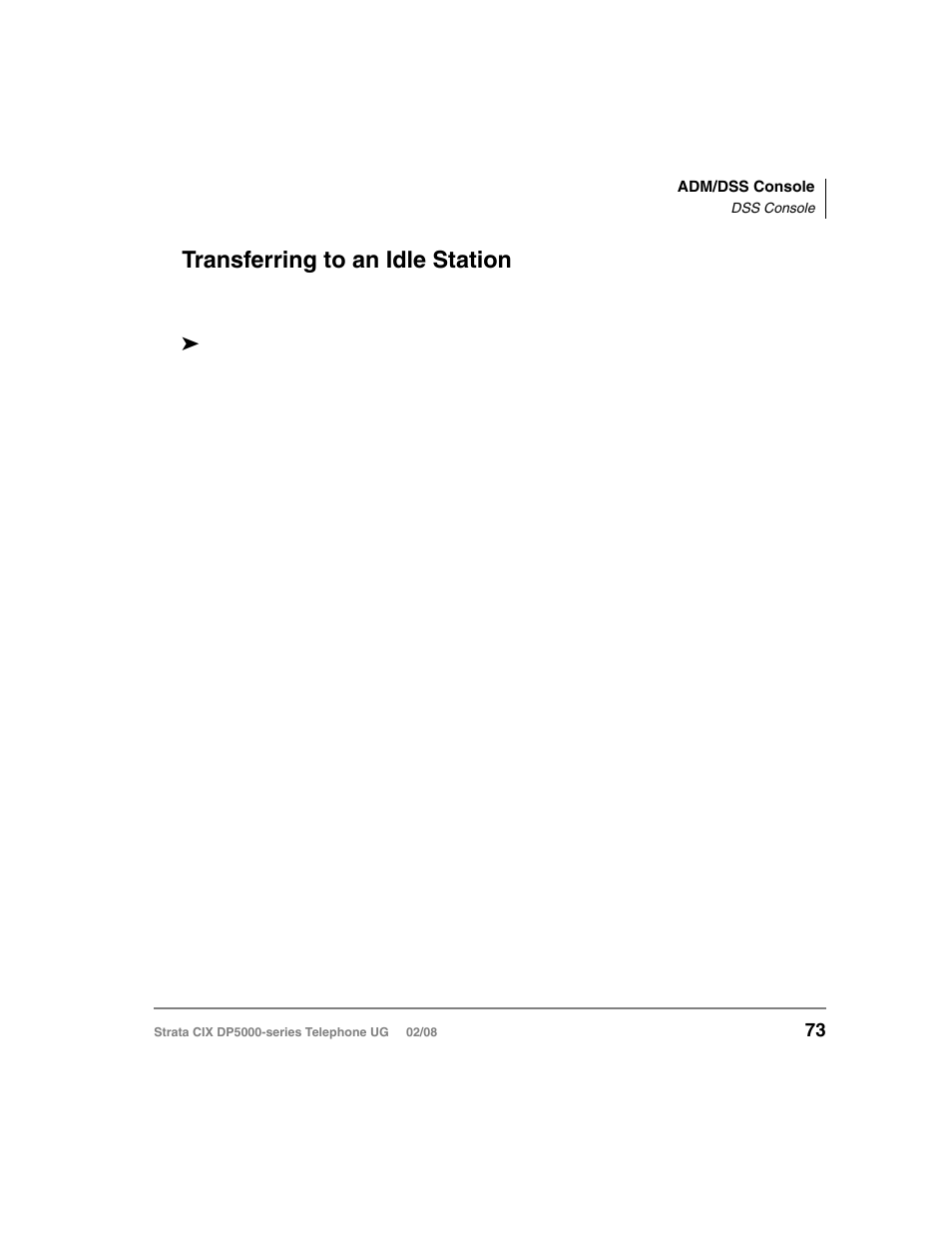 Transferring to an idle station | Vizio STRATA DP5000 User Manual | Page 89 / 140