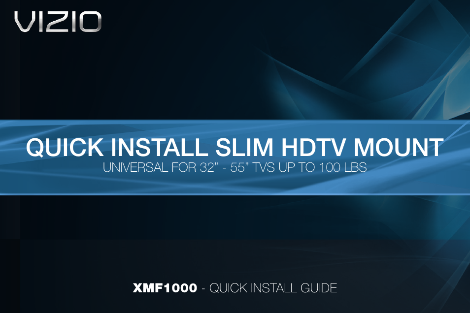 Vizio XMF1000 User Manual | 24 pages