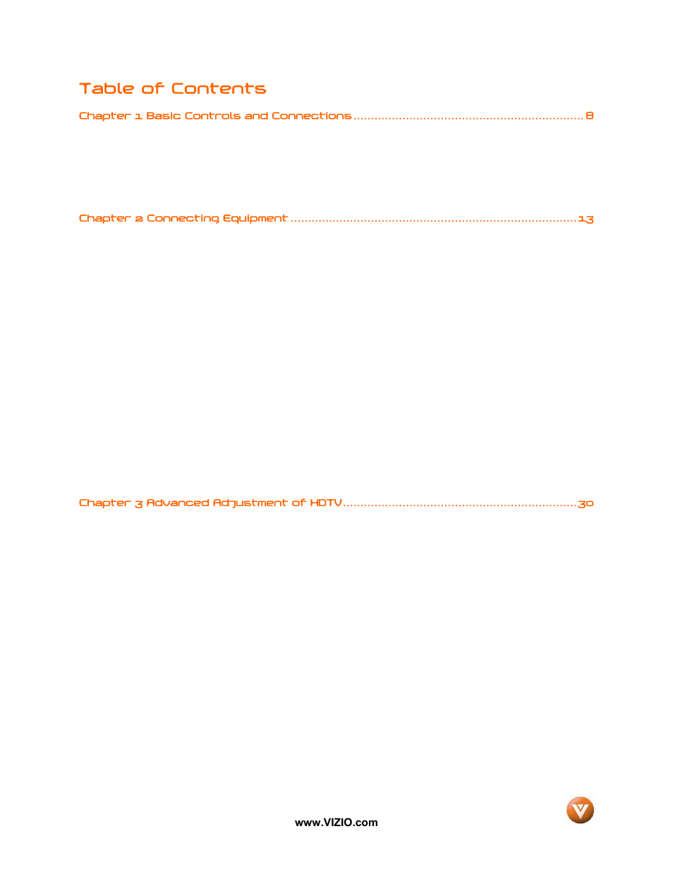 Vizio VW42L User Manual | Page 6 / 57