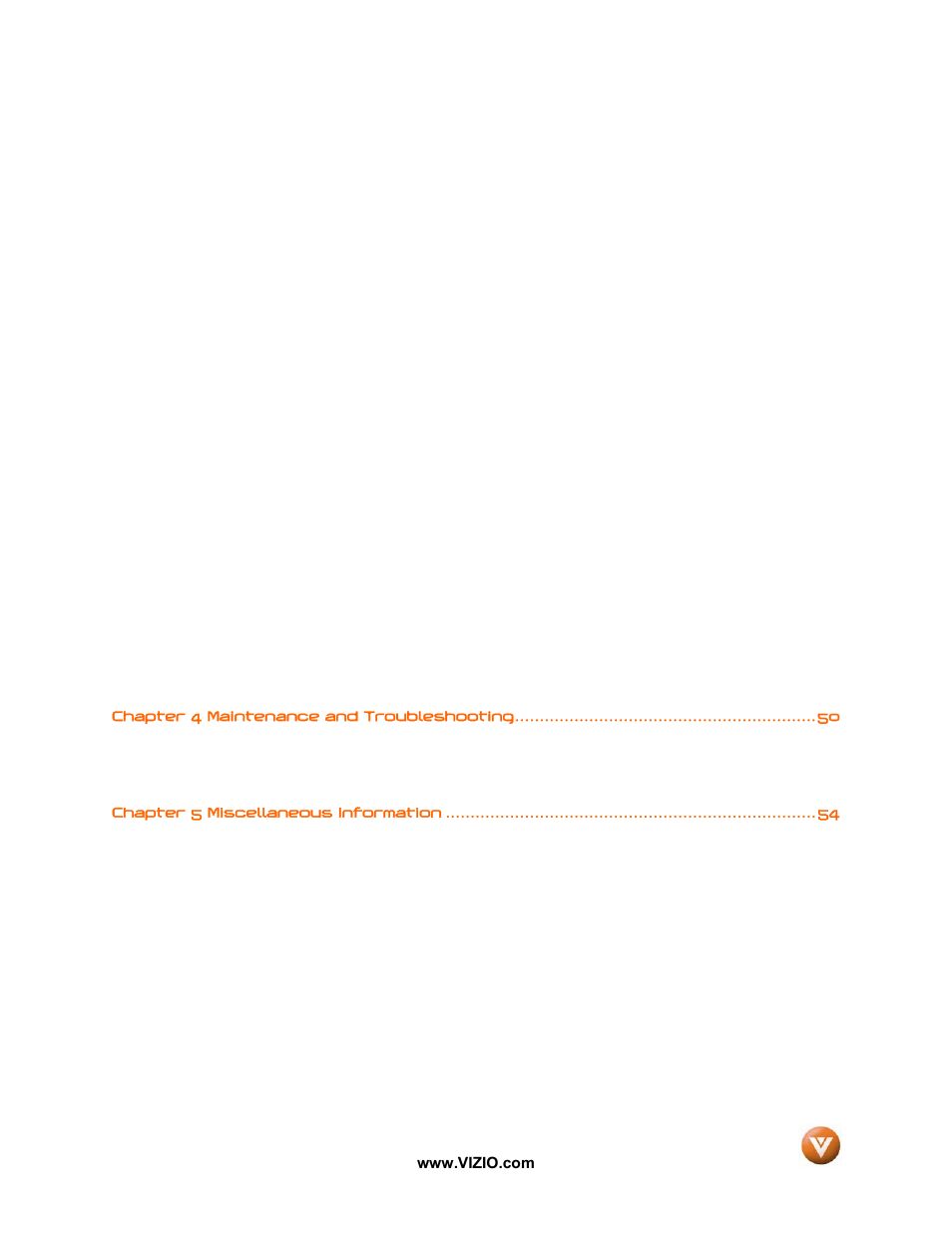 Vizio VW42L User Manual | Page 7 / 57