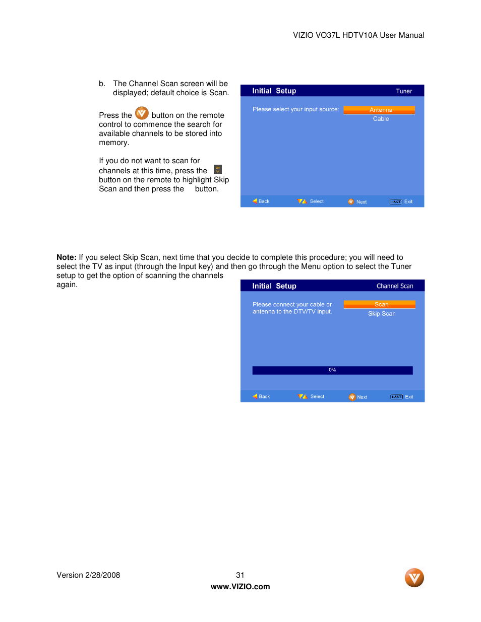 Vizio VO37L HDTV10A User Manual | Page 31 / 76