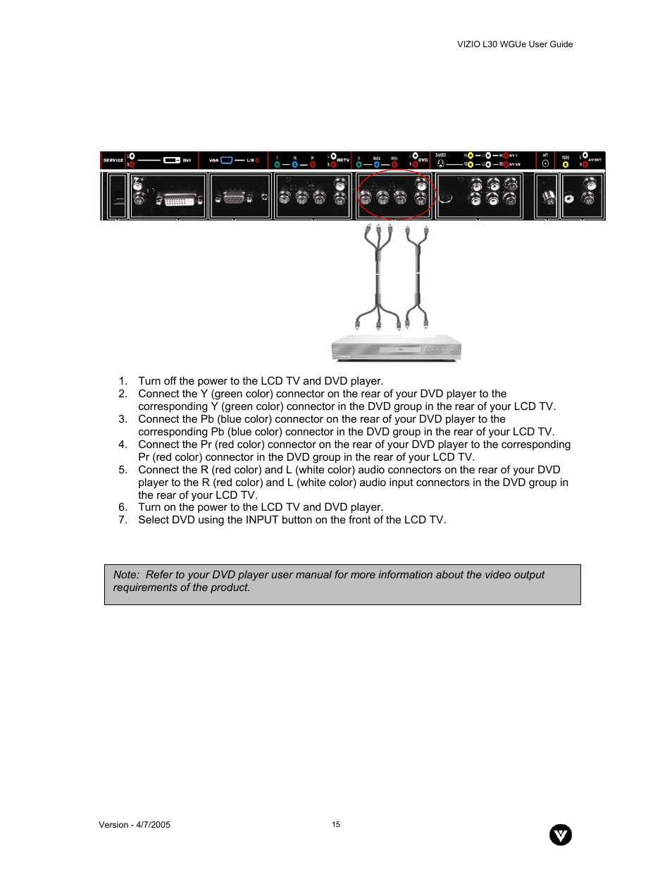 Vizio L30 WGUe User Manual | Page 16 / 46