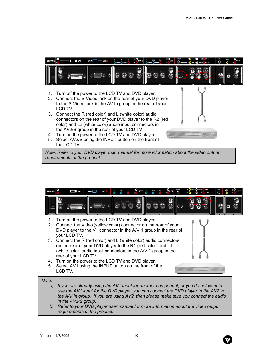 Vizio L30 WGUe User Manual | Page 17 / 46