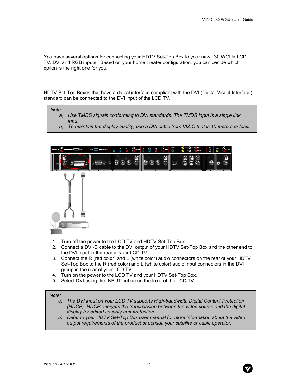 Vizio L30 WGUe User Manual | Page 18 / 46