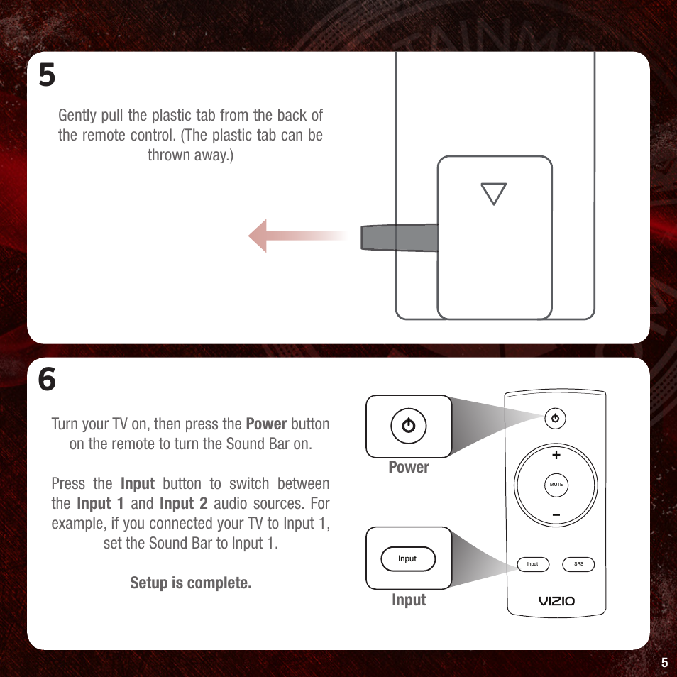 Vizio VSB205 User Manual | Page 7 / 16