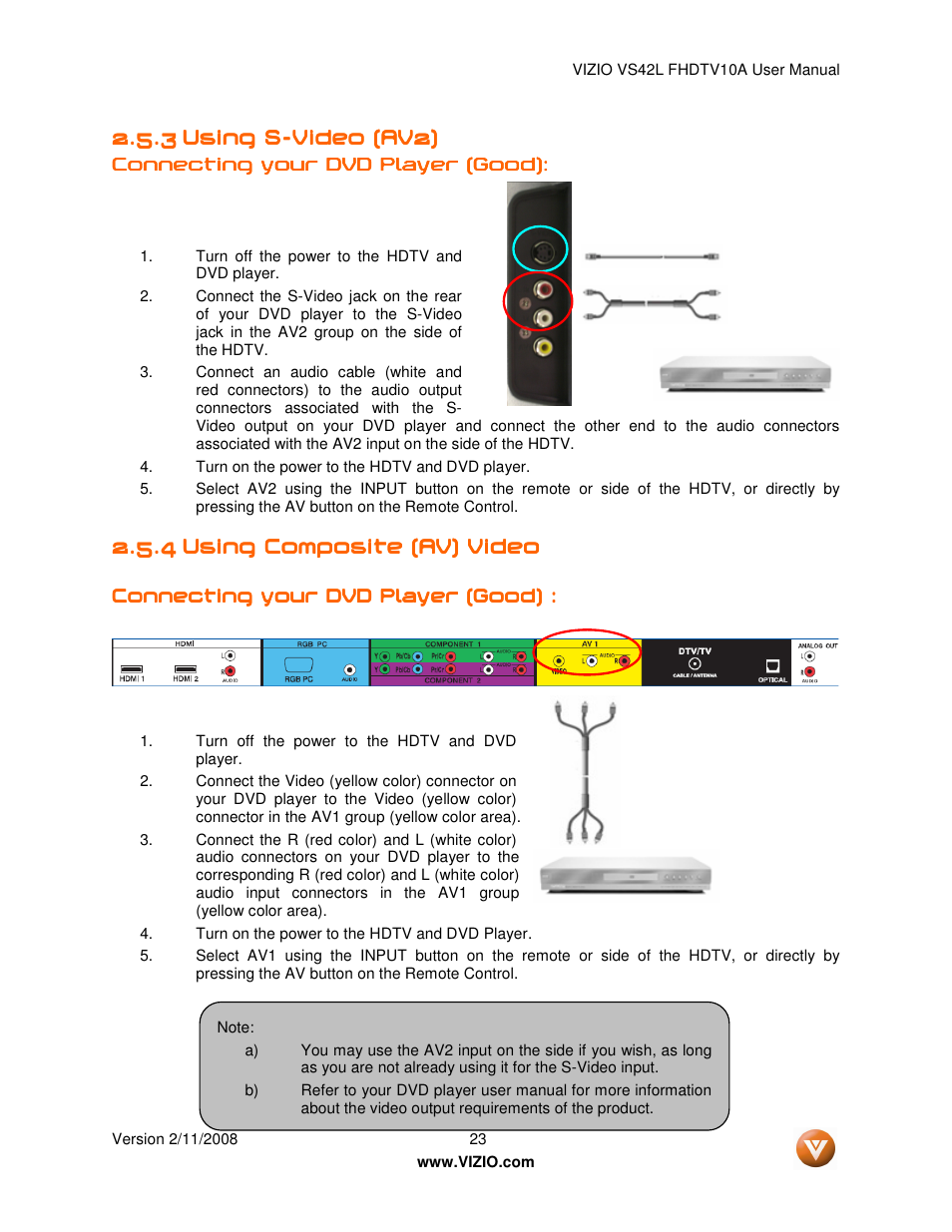 Vizio VS42LF User Manual | Page 23 / 61