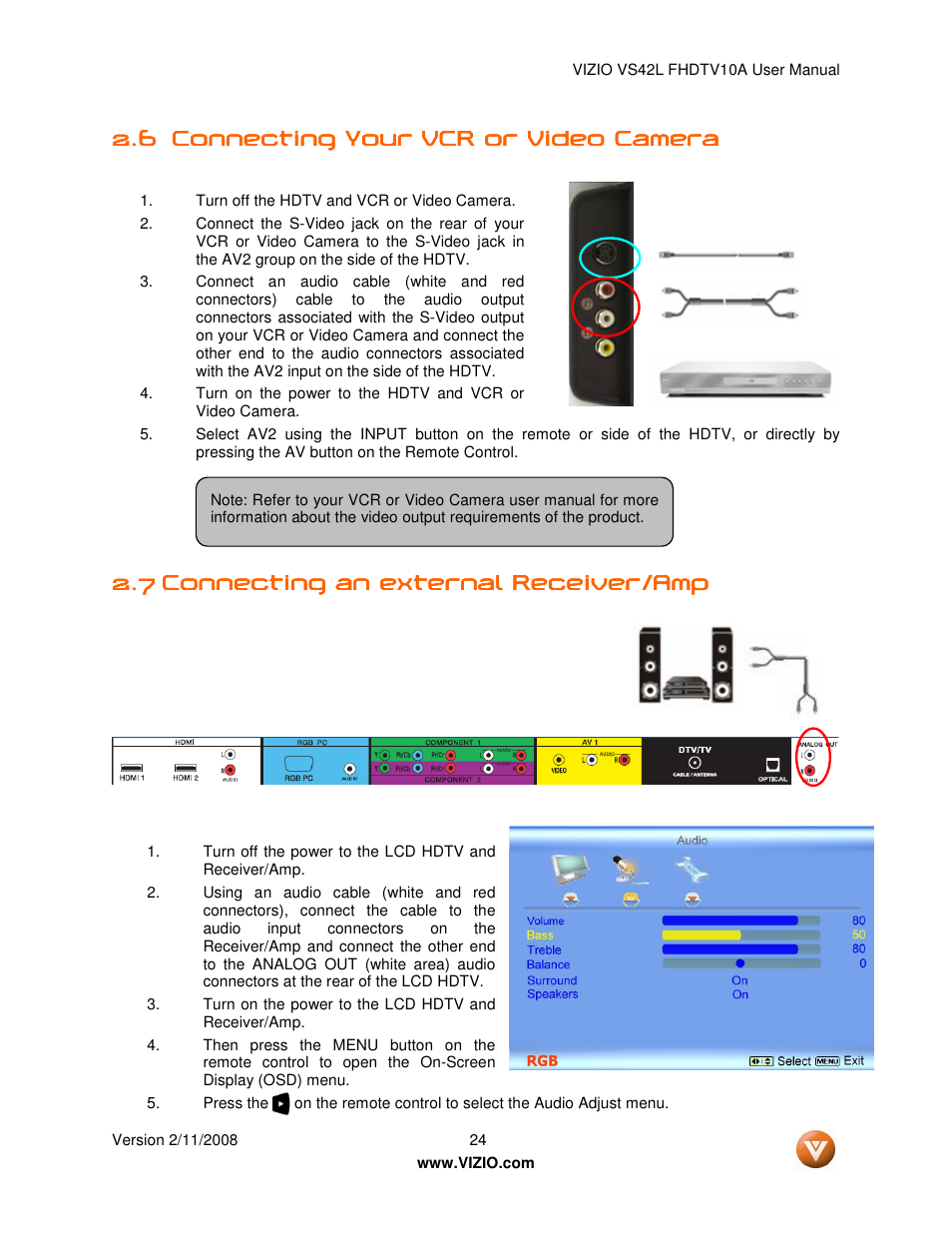 Vizio VS42LF User Manual | Page 24 / 61