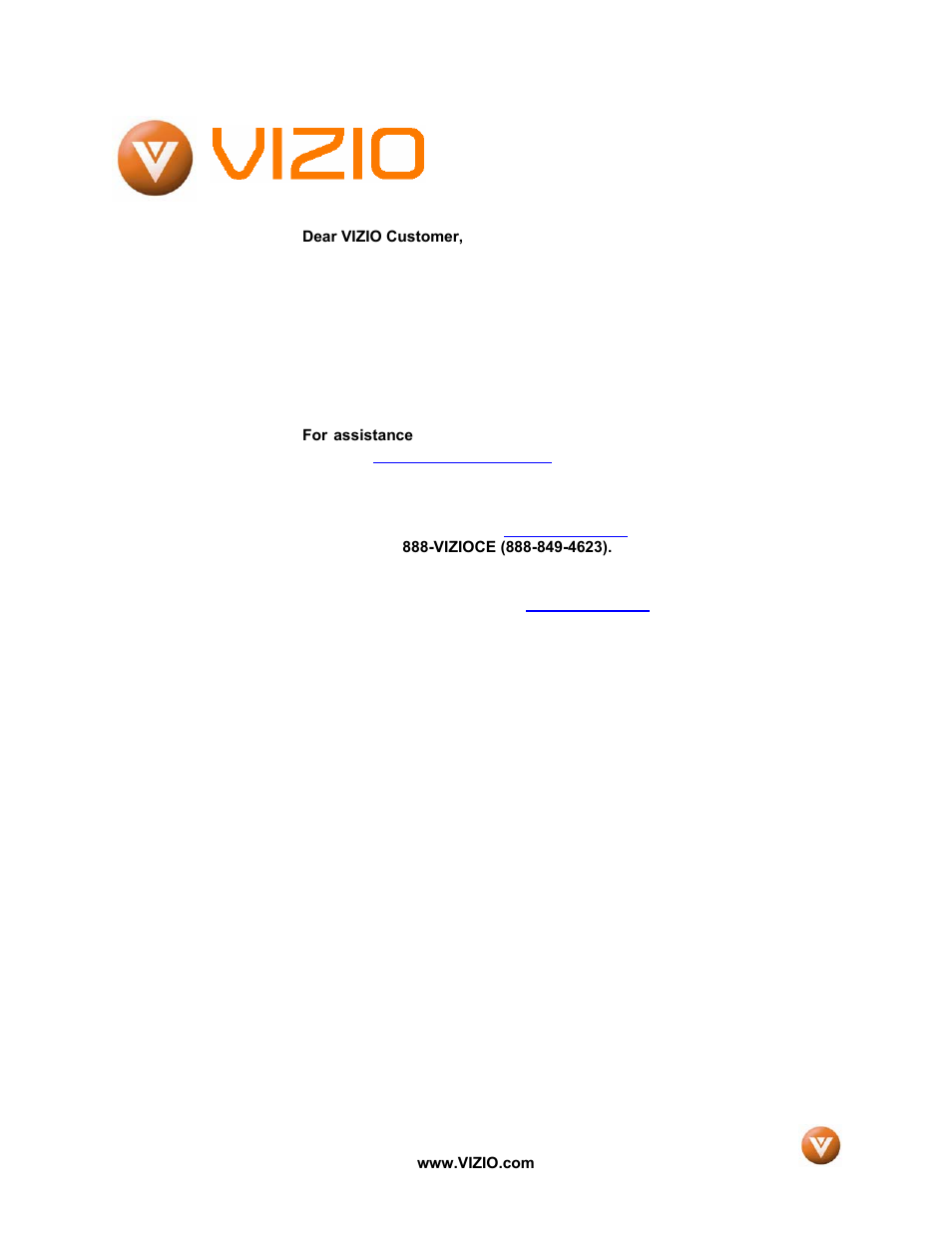Vizio VP50 HDTV20A User Manual | 77 pages