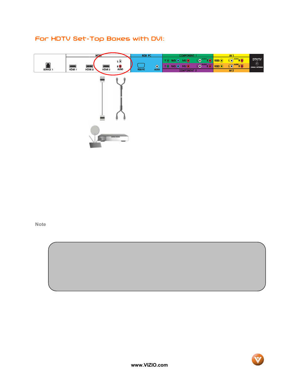 Vizio VP50 HDTV20A User Manual | Page 19 / 77