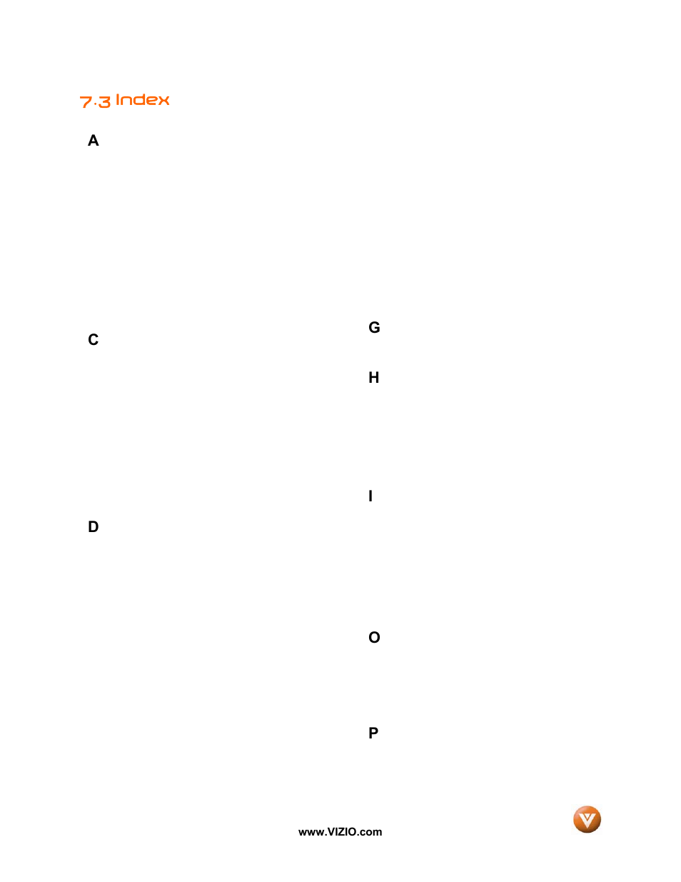 3 index, 3 index a | Vizio VP50 HDTV20A User Manual | Page 68 / 77