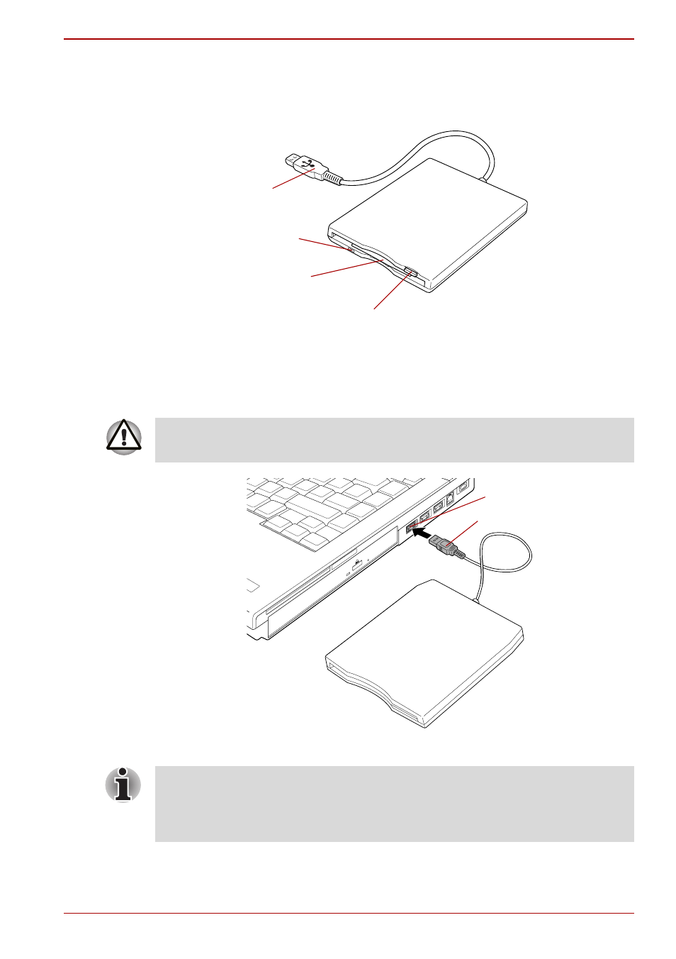 Usb fdd kit, Connecting the usb floppy diskette drive | Toshiba Tecra A10 User Manual | Page 81 / 240