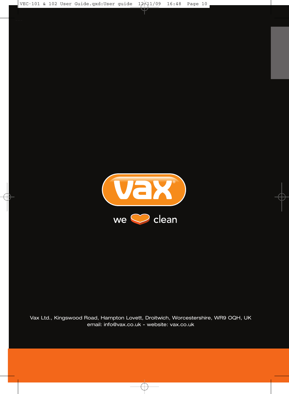 Vizio VEC-101 User Manual | Page 10 / 10