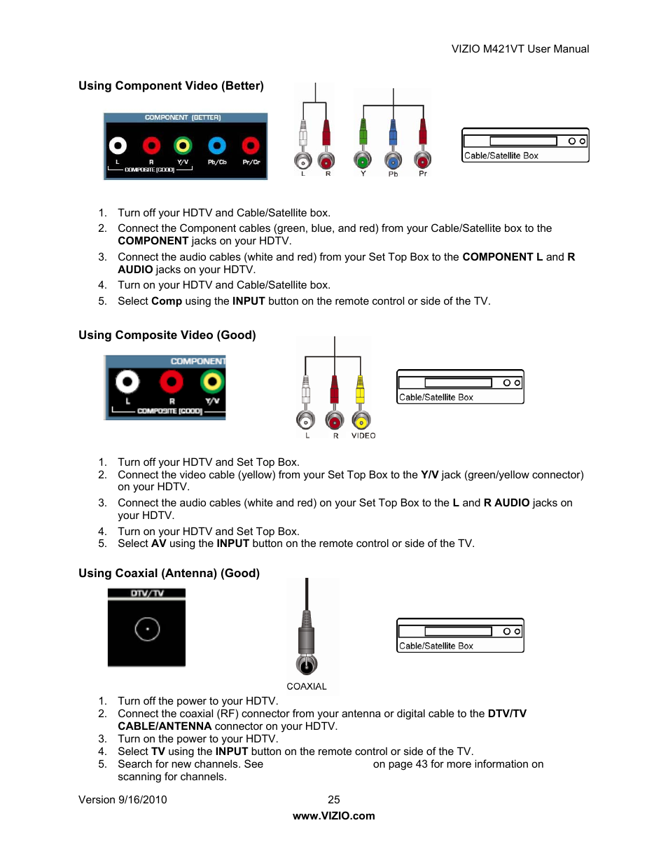 Vizio M421VT User Manual | Page 25 / 65