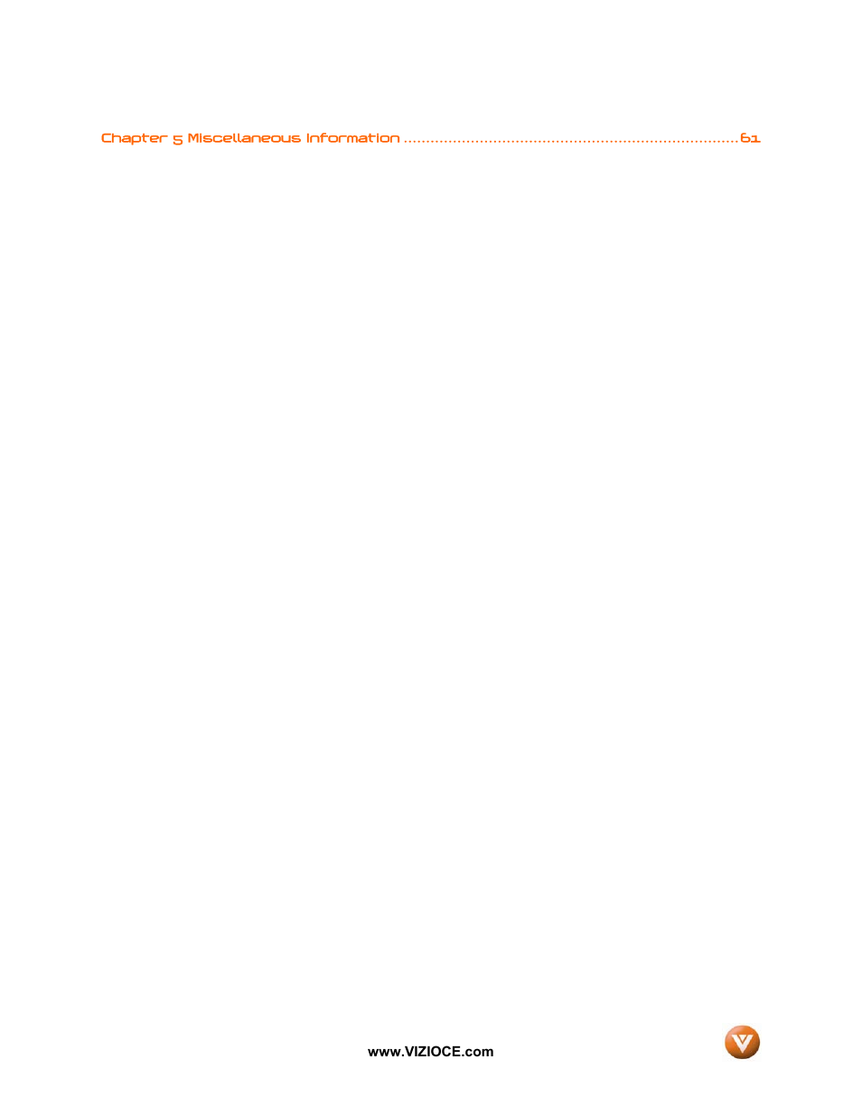 Vizio VP50HDTV User Manual | Page 7 / 73