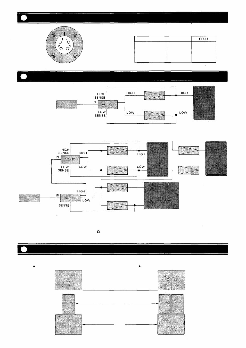Connection diagrams installation, Input connector | Vizio SR-F1 User Manual | Page 2 / 8