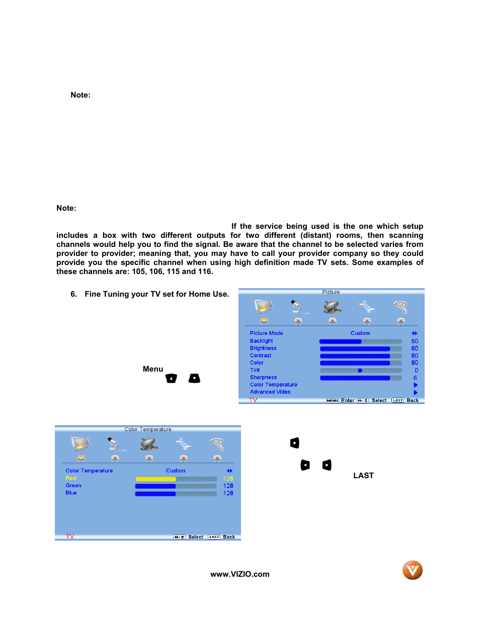 Vizio VW32L User Manual | Page 30 / 70