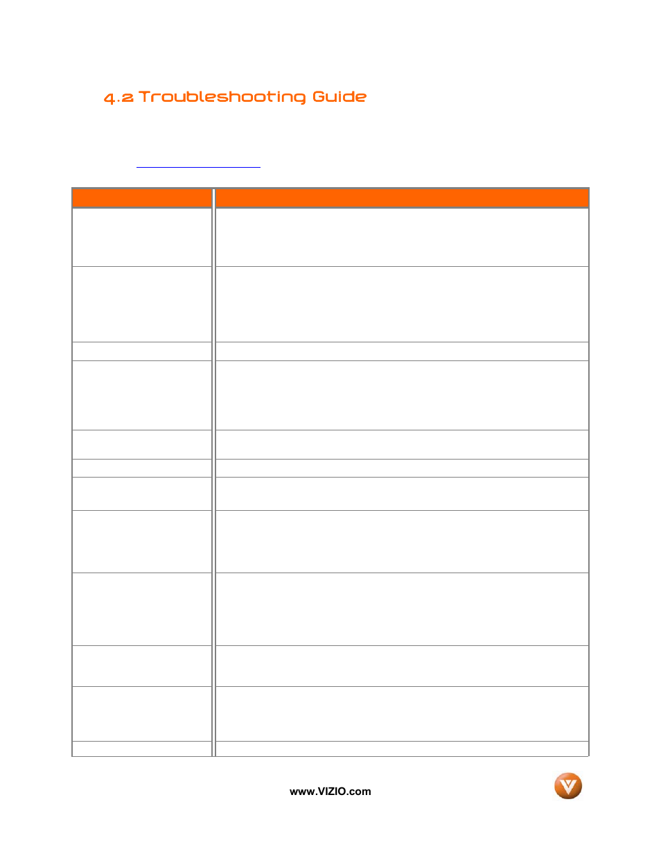 2 troubleshooting guide | Vizio VW32L User Manual | Page 64 / 70