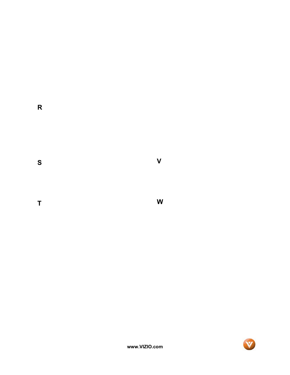Vizio VW32L User Manual | Page 70 / 70