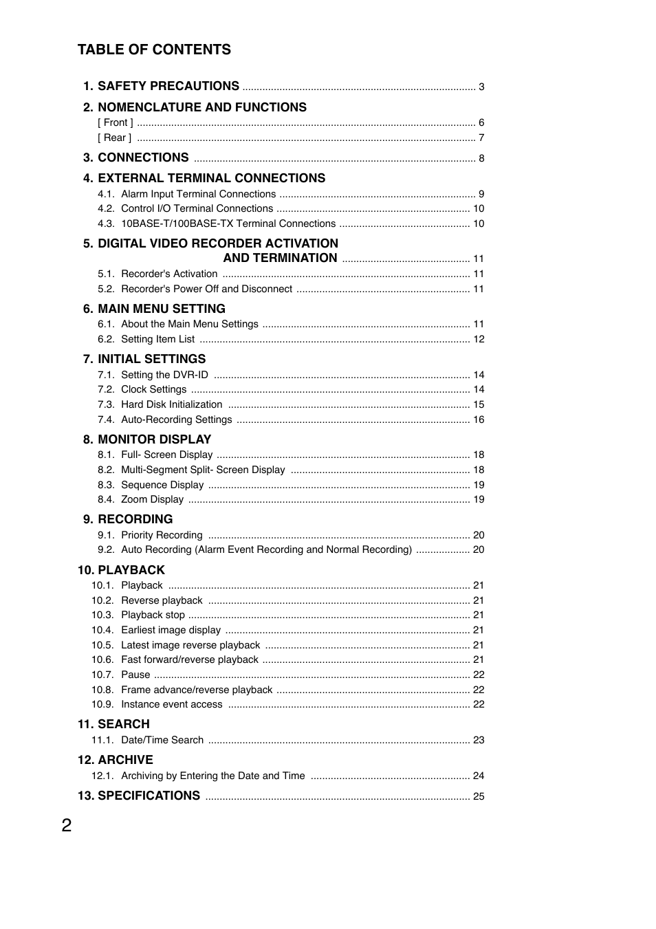 Vizio C-DR161 CU User Manual | Page 2 / 28