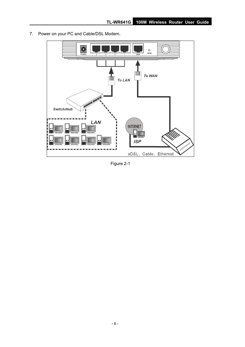 Figure 2-1, Shown in figure 2-1 | Vizio TL-WR641G User Manual | Page 14 / 84