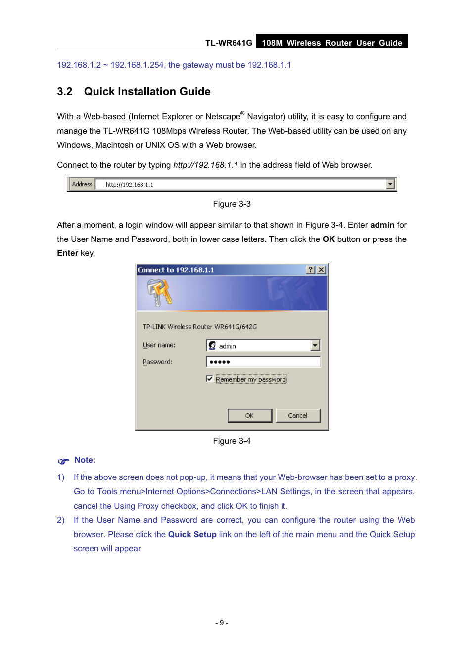 2 quick installation guide, Quick installation guide | Vizio TL-WR641G User Manual | Page 17 / 84
