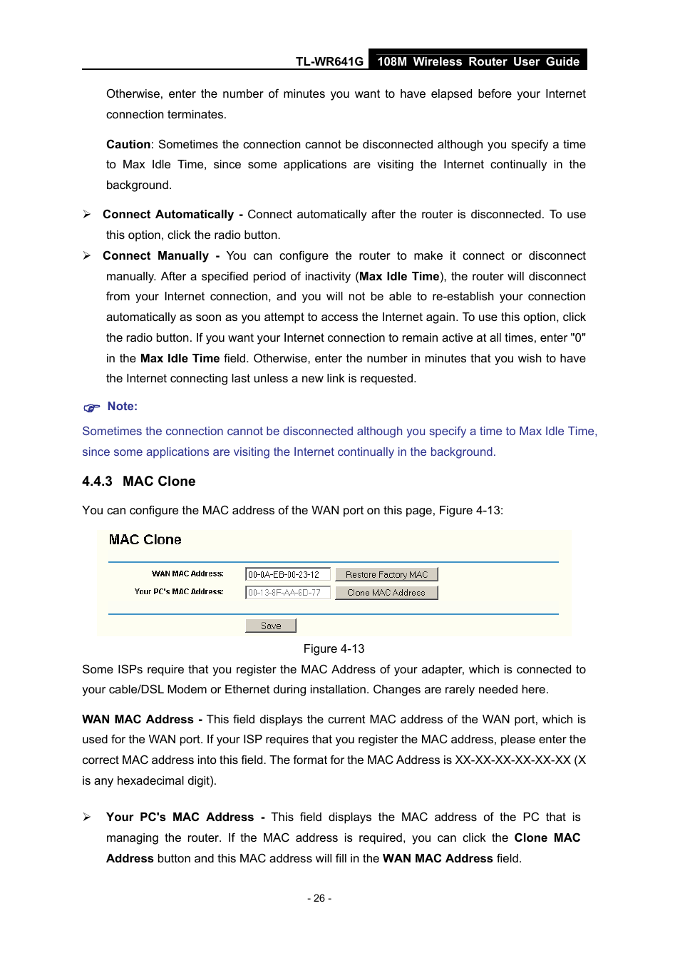 3 mac clone, Mac clone | Vizio TL-WR641G User Manual | Page 34 / 84