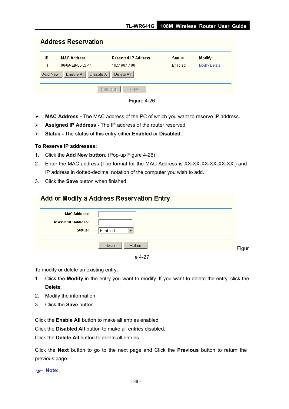 Vizio TL-WR641G User Manual | Page 46 / 84