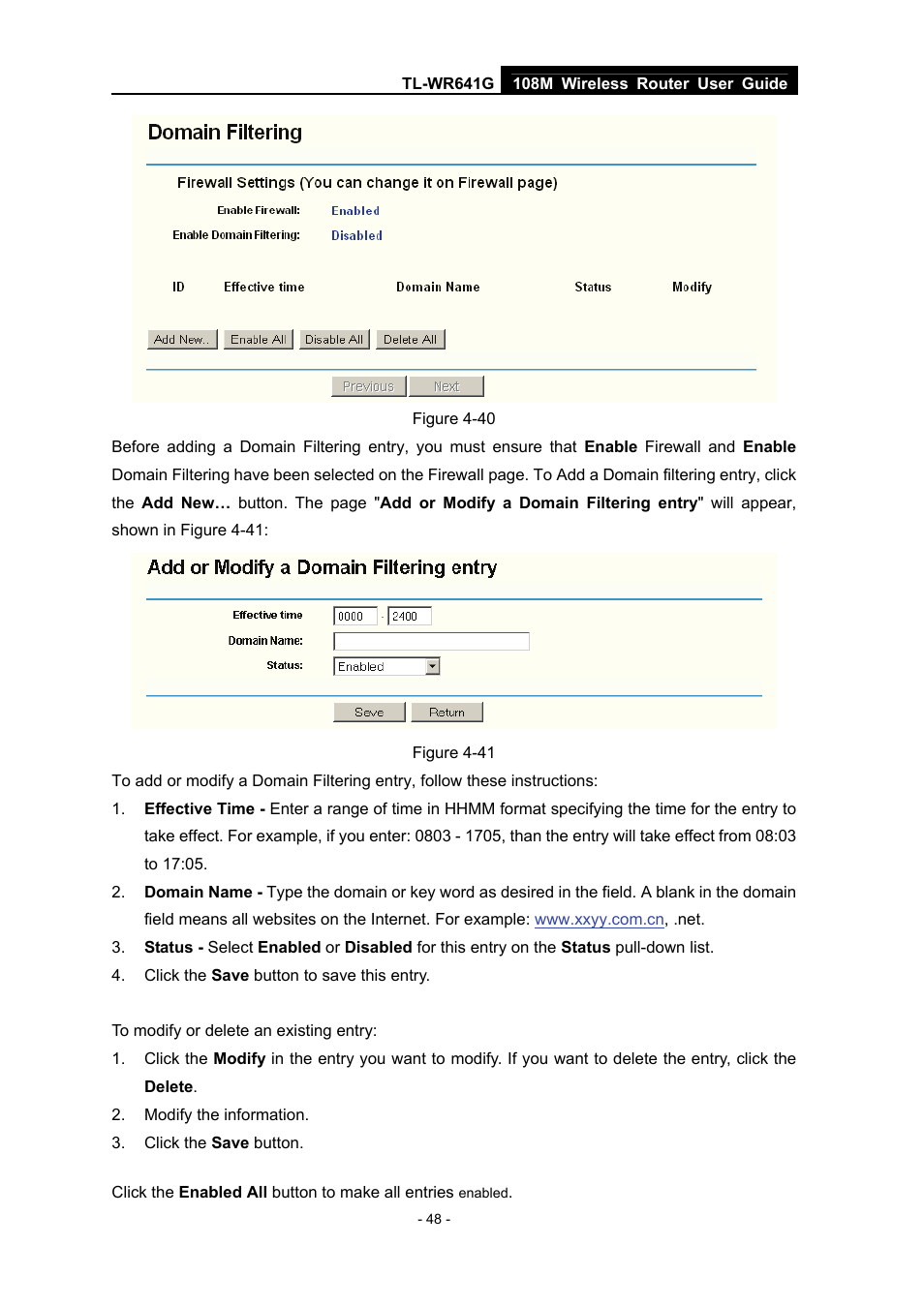 Vizio TL-WR641G User Manual | Page 56 / 84