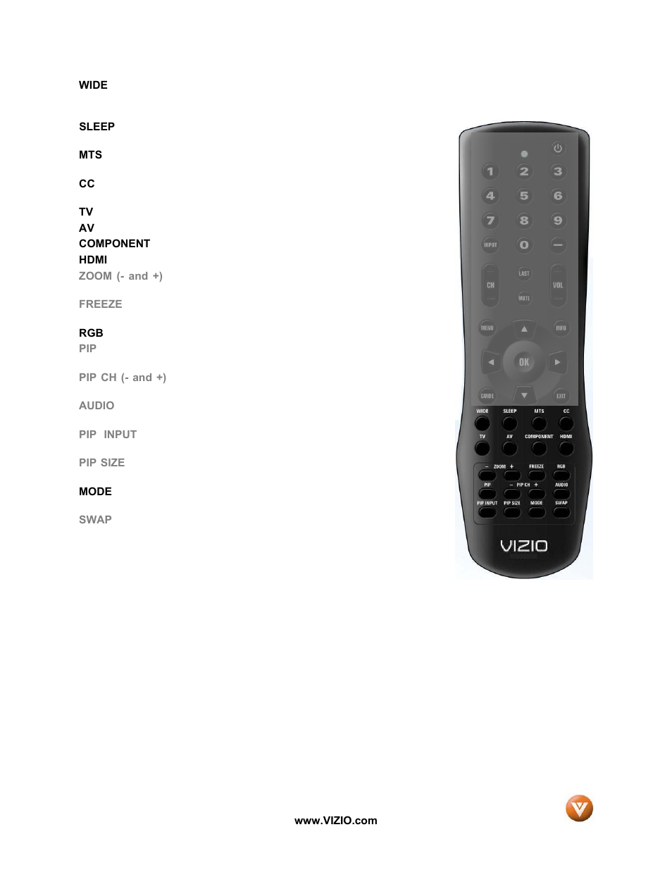 Vizio VW37L User Manual | Page 11 / 53