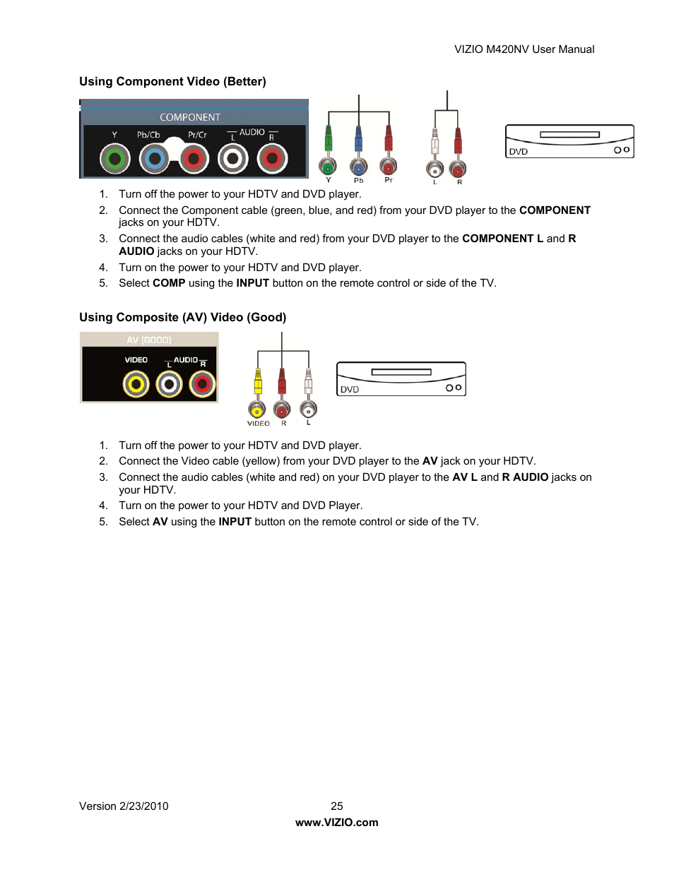 Vizio M420NV User Manual | Page 25 / 78